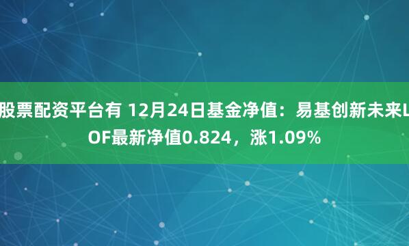 股票配资平台有 12月24日基金净值：易基创新未来LOF最新净值0.824，涨1.09%